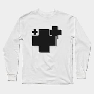 Geometry of Plus Black Long Sleeve T-Shirt